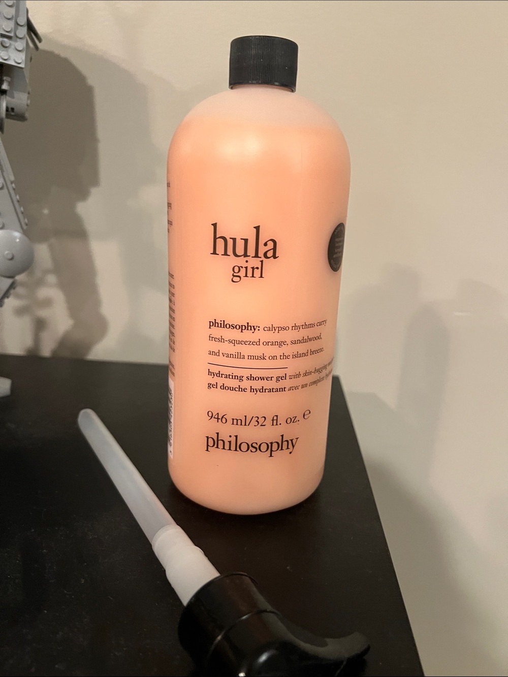Sealed Philosophy Hula Girl Shower Gel Bottle with pump